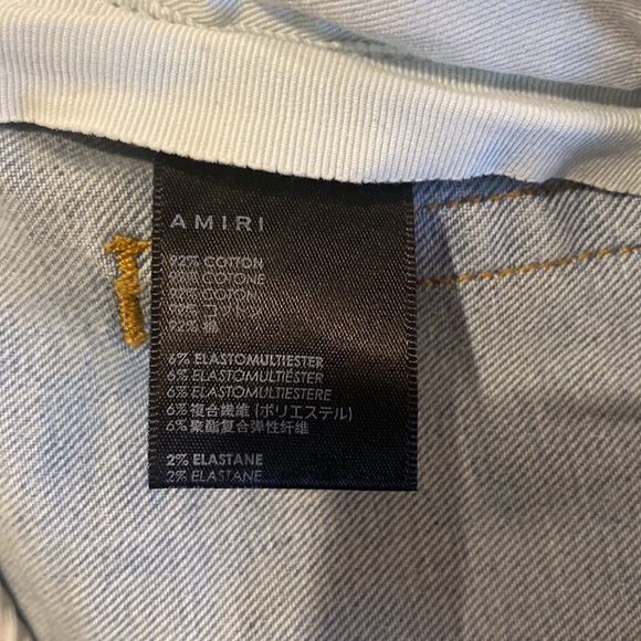 Amiri paint splattered skinny jeans, 32 men’s - Picture 9 of 13